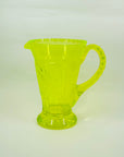 ANTIQUE URANIUM GLASS JUG