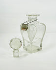 ANTIQUE DIAMOND CUT GLASS DECANTER