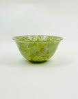 ANTIQUE GREEN JADE STONE CEREMONIAL BOWL