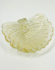 1940s BAROVIER GOLD SOMEMRSO GLASS SHELL BOWL