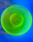 MIDCENTURY FINNISH URANIUM GLASS GRAPPONIA BOWL BY NANNY STILL FOR RIIHIMAEN LASI