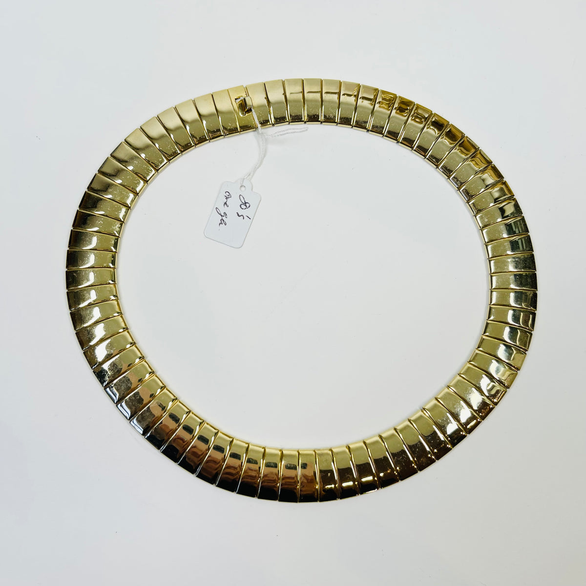 1960s TUBOGAS LINKS COLLAR NECKLACE
