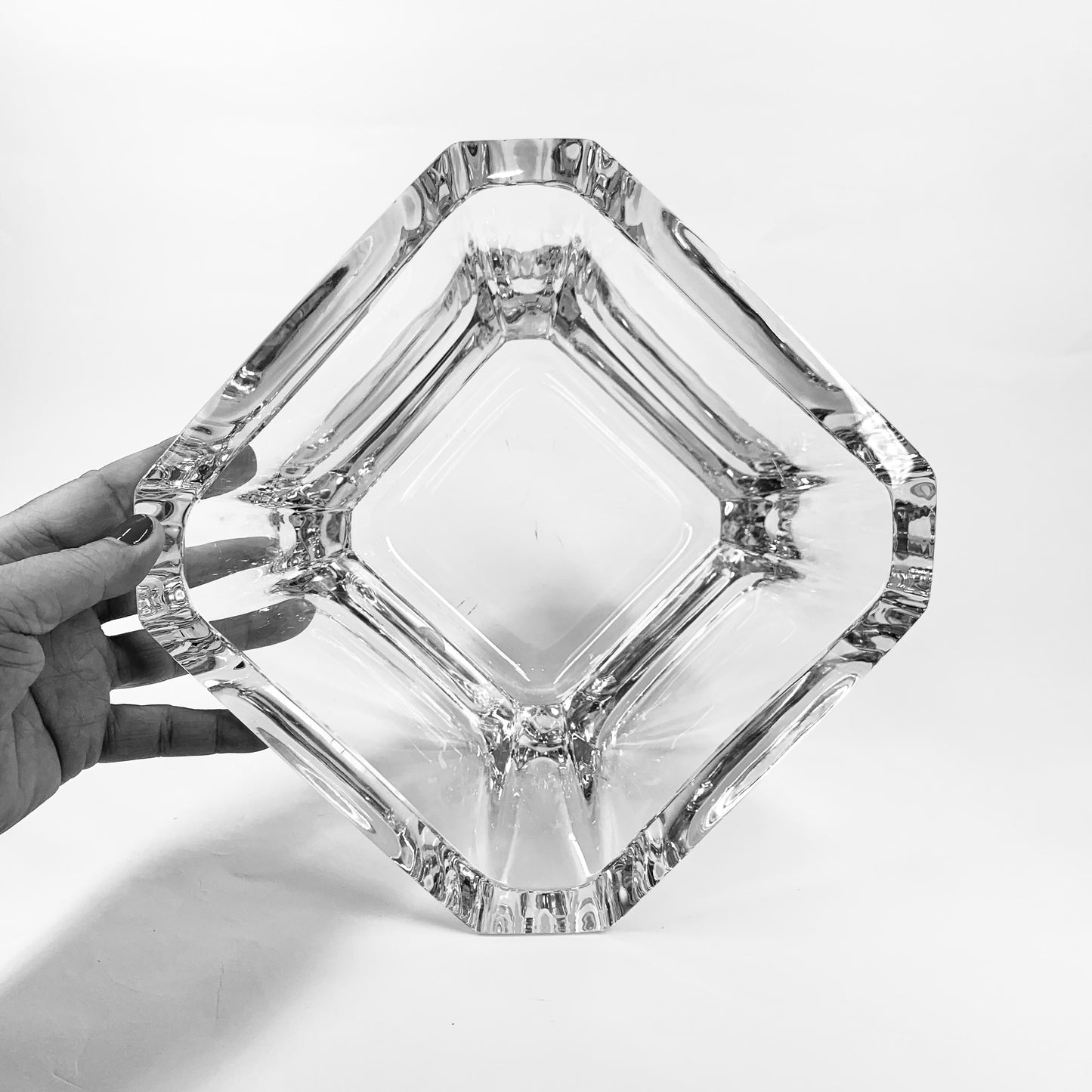 ORREFORS CUT CRYSTAL BOWL