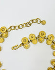 1980s GIVENCY ESTRUCAN STYLE MEDALLION LAYERED CHARMS NECKLACE