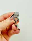 1980s STERLING SILVER PANTHER RING