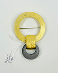 1970s CANADIAN BRUTALIST BROOCH BY MARTHA STURDY
