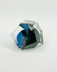 1960s DARK GREY SOMMERSO DIAMOND FACETED GLASS BOWL