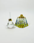 1980s CZECH CRYSTAL PERFUME BOTTLE