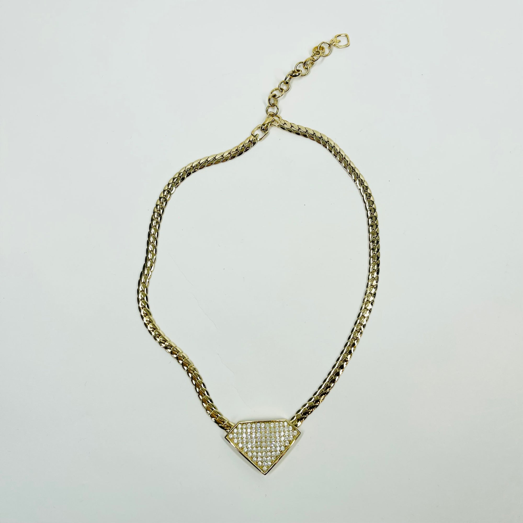 1980s GROSSE GERMANY GOLD PLATED HEART DIAMANTÉ   NECKLACE EARRINGS BANGLE SUITE