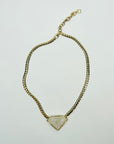 1980s GROSSE GERMANY GOLD PLATED HEART DIAMANTÉ   NECKLACE EARRINGS BANGLE SUITE