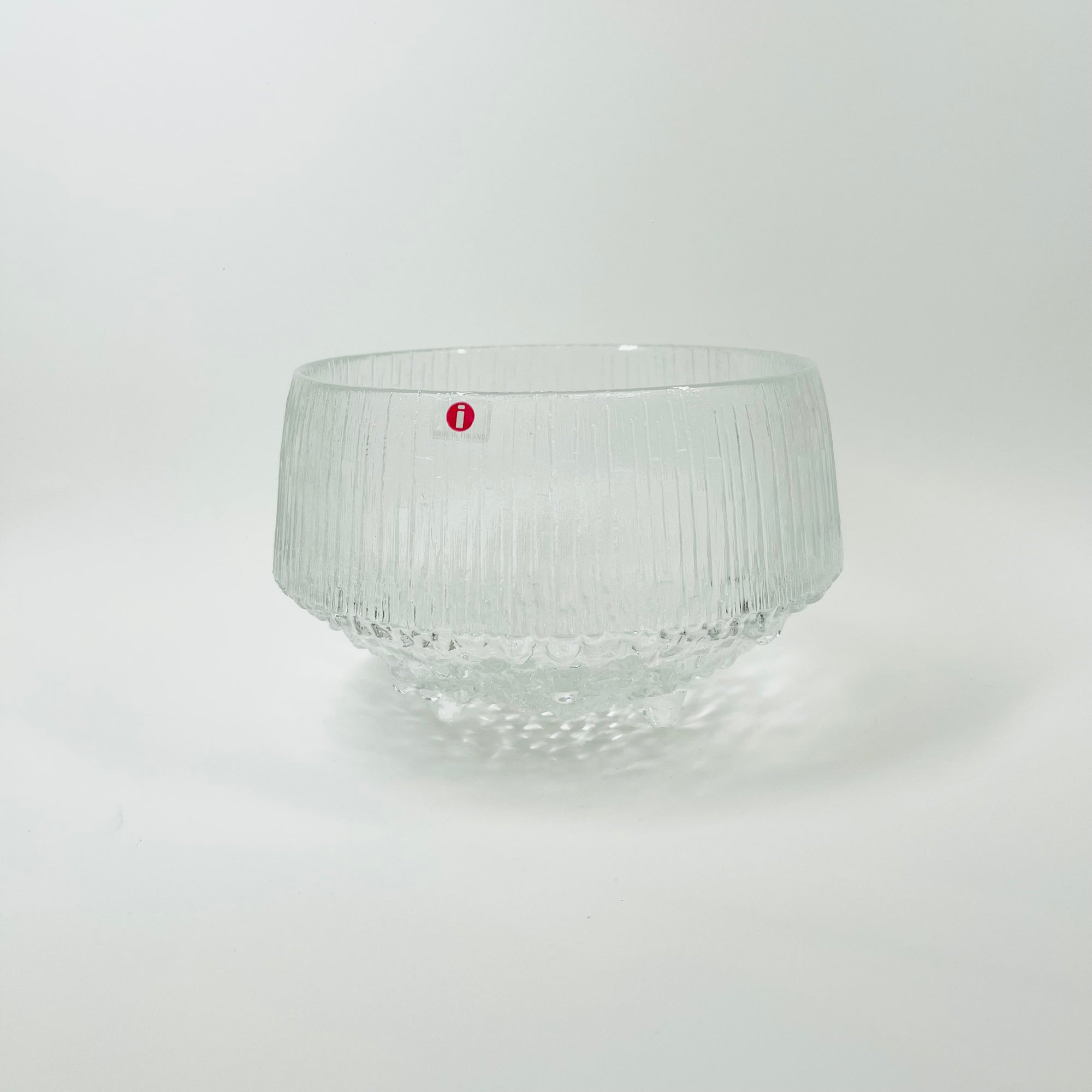 1970s IITTALA ULTIMA THULE ICE GLASS BOWL
