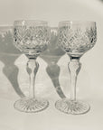 ANTIQUE CUT STUART CRYSTAL WINE GLASSES