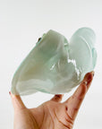 1950s MULTI COLOURS CASED MURANO SWIRLS GLASS SHELL BOWL