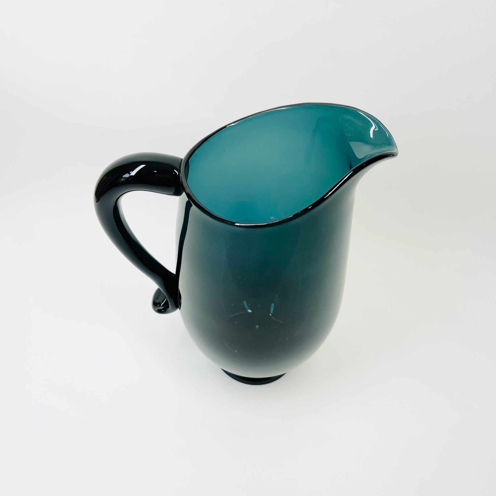 1960s SWEDISH CHRISTINA BLUE TEAL CASED GLASSES