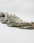 ABSTRACT CRACKLE POTTERY SCULPTURE
