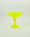 ANTIQUE URANIUM GLASS COMPORT
