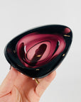 MCM MINI GLASS PIN DISH/ASHTRAY