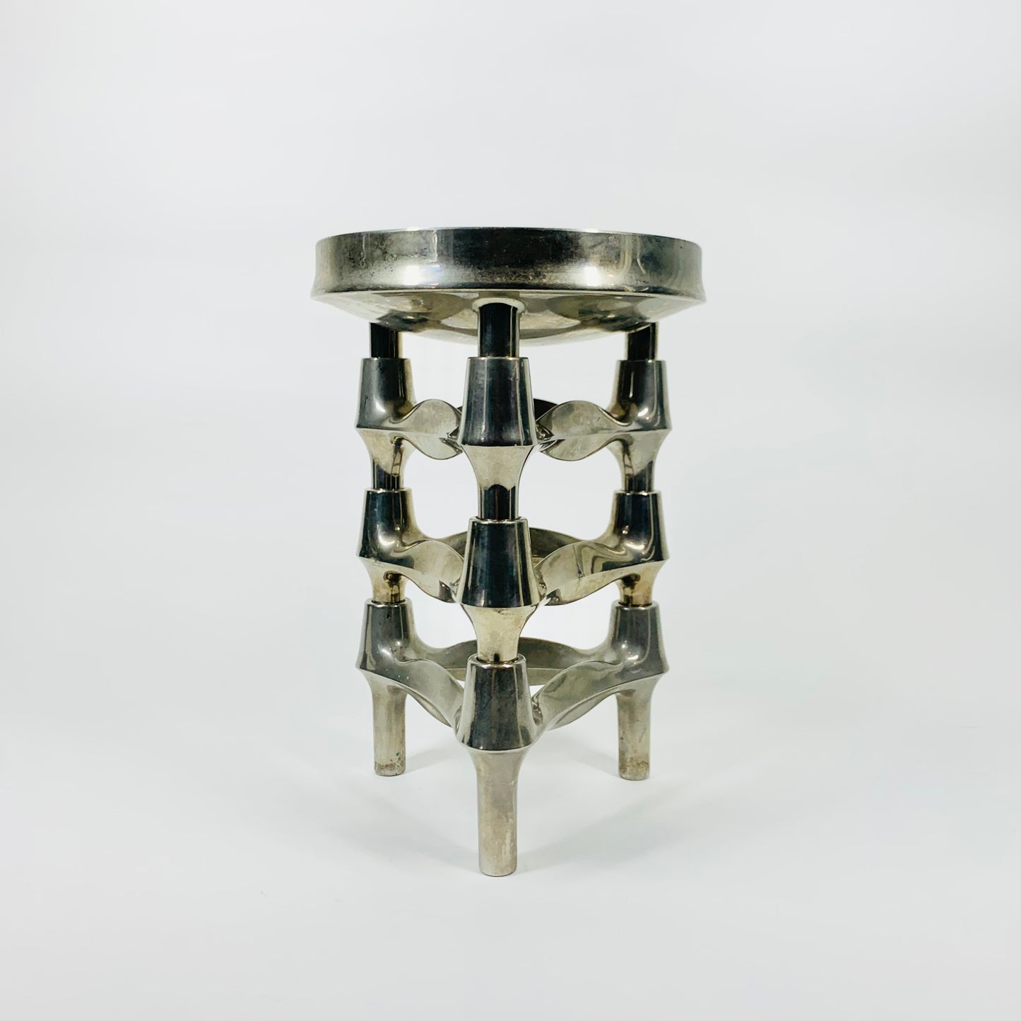 60s STOFF NAGEL BRUTALIST CANDLE HOLDER (WIDE)