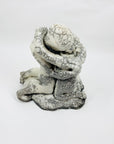 ABSTRACT CRACKLE POTTERY SCULPTURE