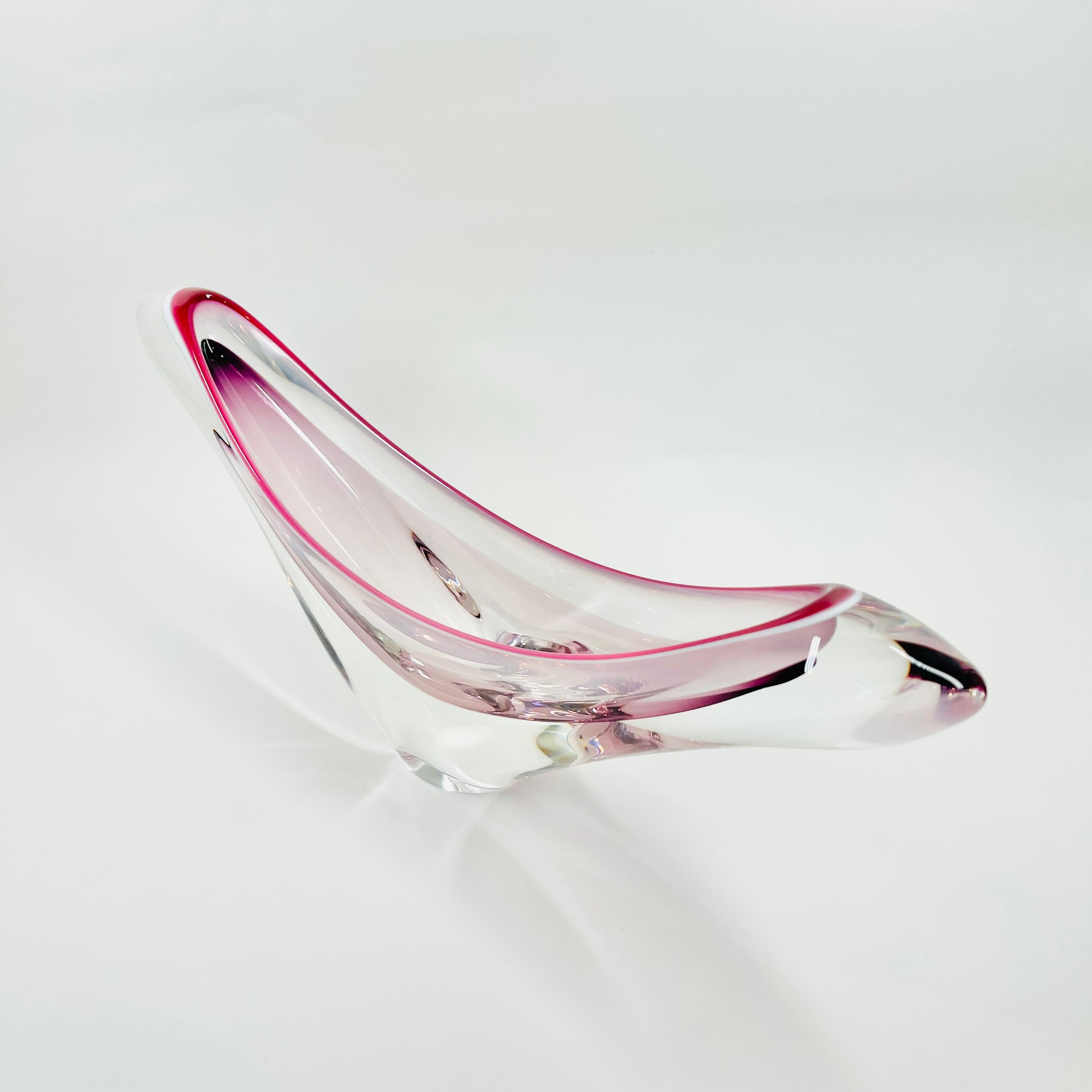 1950s PINK PURPLE COQUILLE BOWL BY PAUL KEDELV