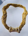 1975 CHRISTIAN DIOR MULTI-STRANDS STATEMENT NECKLACE