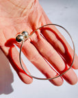 1960s MODERNIST STERLING SILVER KNOT BANGLE