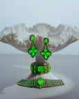 VICTORIAN STYLE URANIUM GLASS BRACELET