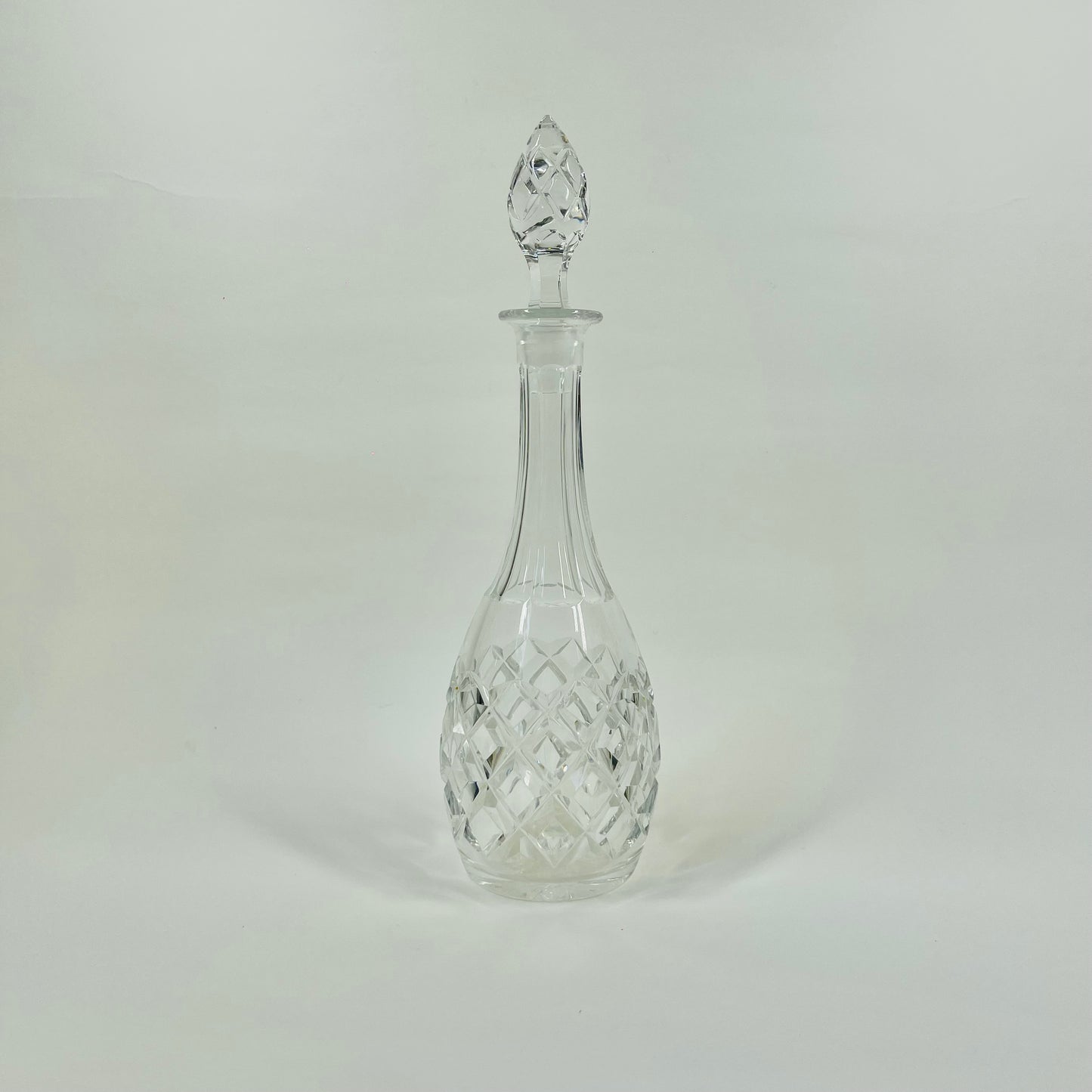 ANTIQUE CUT BOHEMIAN CRYSTAL MINI DECANTER