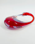 1950s MURANO RUBY RED NEODYMIUM GLASS BIRD PAPERWEIGHT/SCULPTURE