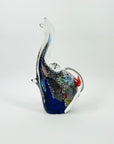 1980s MURANO MILLIFIORE ART GLASS ELEPHANT