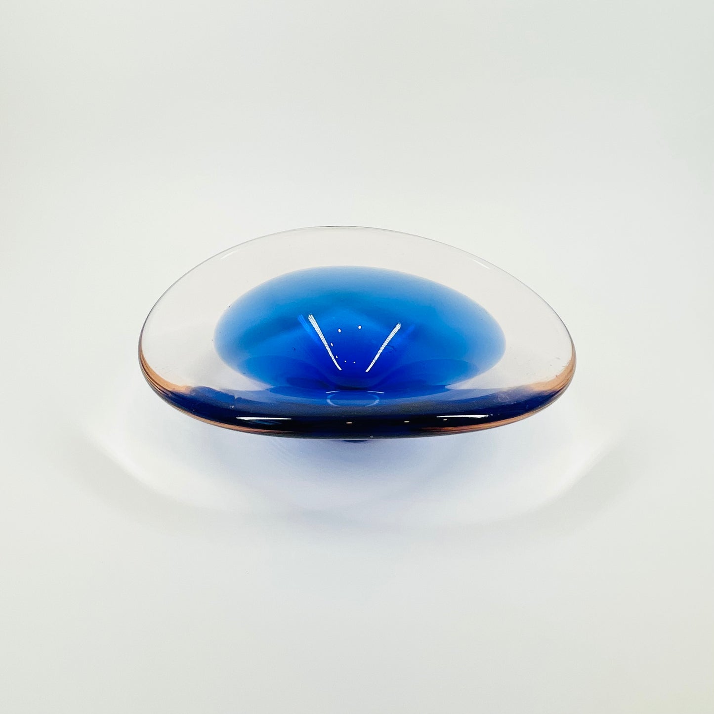 1950s BLUE COQUILLE BOWL By PAUL KEDELV