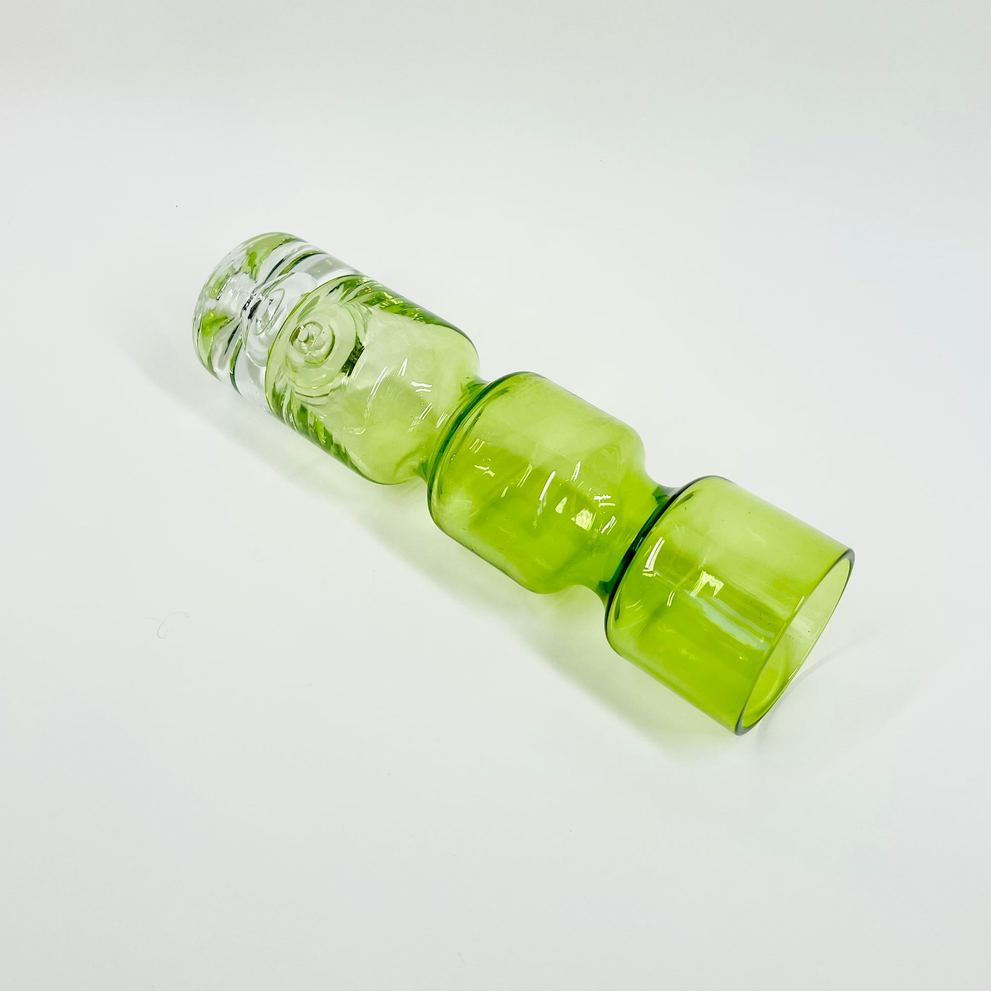 1960s SWEDISH ASEDA SOMMERSO GLASS VASE BY BO BORGSTROM