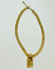 1950s CORO MESH DIAMANTE LARIAT NECKLACE