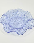 1960s SWEDISH PUKEBERG NEODYMIUM PURPLE ICE GLASS PLATE