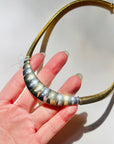 1980s BARCS 2 TONE OMEGA CHAIN STATEMENT NECKLACE