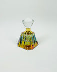 1980s CZECH CRYSTAL PERFUME BOTTLE