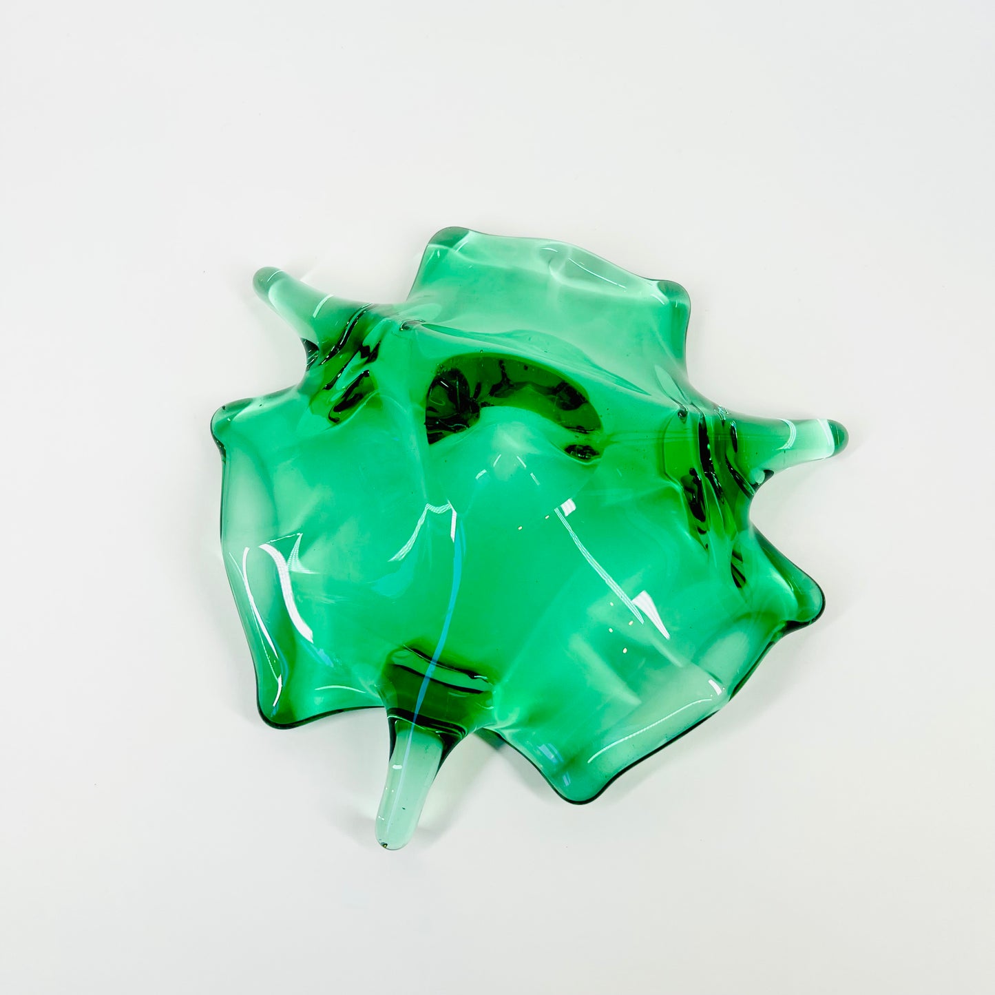 1950s MURANO GREEN SPACE AGE BOWL