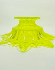 STARBURST URANIUM GLASS BOWL