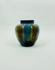 RETRO FLAMBE POTTERY VASE