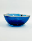 1950s GREEN BLUE MURANO SOMMERSO GLASS BOWL/ASHTRAY
