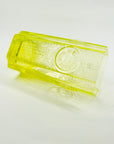 MIDCENTURY FINNISH URANIUM GLASS RONDELLA VASE BY TAMARA ALADIN FOR RIIHIMAEN LASI