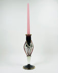 1950s MURANO AMETHYST GLASS CANDLE HOLDER
