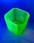 URANIUM GLASS VASE