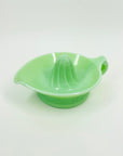 ANTIQUE AMERICAN GREEN JADEITE MILK URANIUM GLASS JUICER