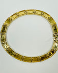 1980s PARK LANE TWO TONE PANTHER COLLAR NECKLACE