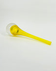 1950s MURANO YELLOW SOMMERSO GLASS PAPERWEIGHT VASE