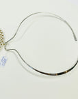 1960s STERLING SILVER MOUNTAIN STREAM PENDANT NECKLACE BY FINNISH MASTER ELIS KAUPPI