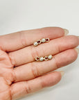 2017 CHANEL COCO PEARL PIERCED EARRINGS