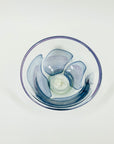 1080s JAPANES MOUTH BLOWN ART GLASS FOOTED BOWL