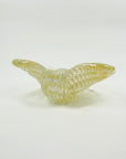1940s BAROVIER GOLD SOMEMRSO GLASS SHELL BOWL